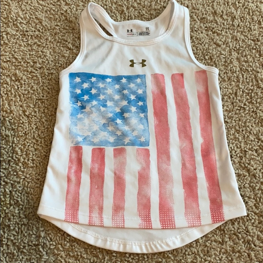 Under Armour 2T American flag tank